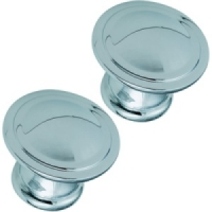 Washington Ring Knob Chrome 35mm PK2