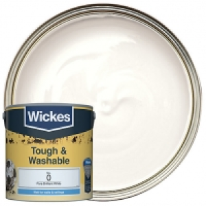Wickes Pure Brilliant White - No. 0 Tough & Washable Matt Em £13.00