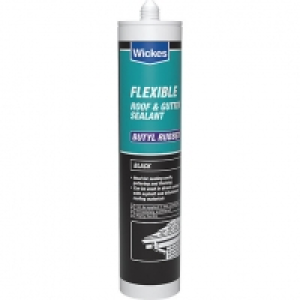 Wickes Roof & Gutter Sealant - Black 310ml £0.70