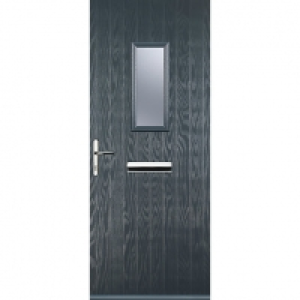 Euramax 1 Square Grey Right Hand Composite Door 840mm x 2100 £700.00