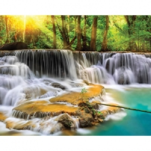 ohpopsi Mystical Waterfall Wall Mural - XL 3.5m (W) x 2.8m ( £80.00