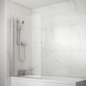 Wickes Half Framed Radius Bath/Shower Screen - 1400 x 900 mm £142.00