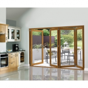 Wickes Eden Finished Oak Veneer Bi-fold Door 10ft Wide £3,200.00