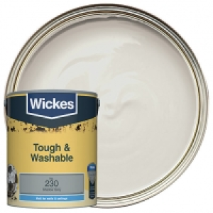 Wickes Shadow Grey - No. 230 Tough & Washable Matt Emulsion  £24.00