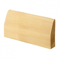 Wickes  Wickes Chamfered Pine Architrave - 20.5mm x 69mm x 2.1m Pack