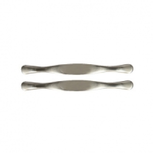 Wickes Flat Bow Door Handle - Brushed Nickel 148mm Pack of 2 £3.90