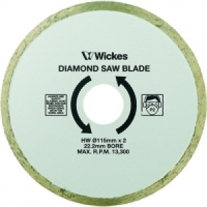 Wickes Tile Saw Diamond Cutting Blade - 110mm £7.50