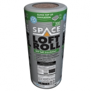 Knauf 200mm Super Top Up Loft Roll Insulation - 5.61m2 £23.50