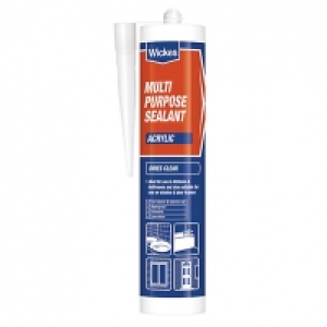 Wickes  Wickes Multi-Purpose Acrylic Sealant - Clear 310ml