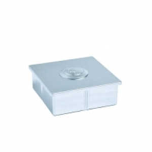 Wickes  Axxys Dek Post Cap - Silver 100 x 100 x 35mm