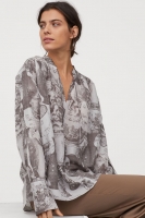 HM   Silk-blend blouse