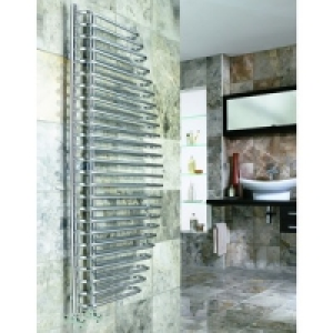 Ripple 600 x 1400mm Towel Rail Chrome