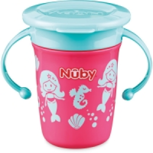 Pink/Aqua Nuby Mini 360° Sippy Cup