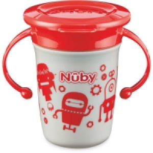 Red/Grey Nuby Mini 360° Sippy Cup