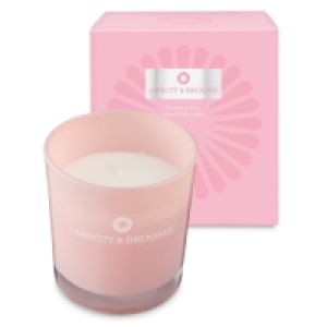 Aldi  Pink Rose & Rhubarb 3 Wick Candle