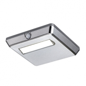 Wickes  Wickes Prisma Rechargeable Square LED Aluminium PIR Cabinet 