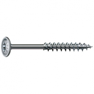 Wickes  Spax Washer-Head Screws - 6 x 80mm Pack of 24