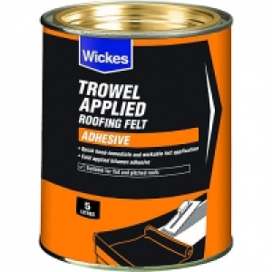 Wickes Trowel On Roofing Felt Adhesive 5L £29.00