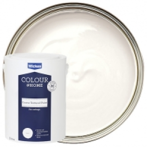 Wickes  Wickes Coarse Textured Ceiling Emulsion Paint - White 5L