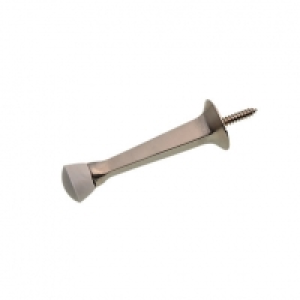 Wickes Solid Door Stop - Satin Nickel £2.70