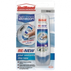 Wickes  UniBond RE-NEW Silicone Sealant - Grey 100ml