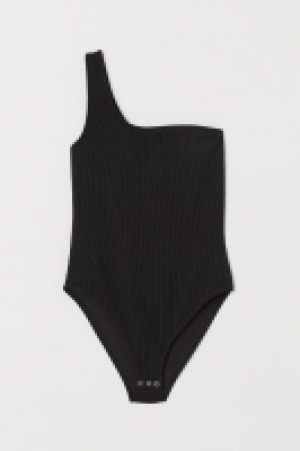  Ribbed one-shoulder body £9.00