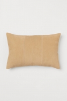 HM   Suede and velvet cushion cover