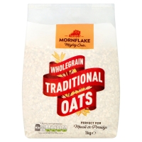 Iceland  Mornflake Mighty Oats Wholegrain Traditional Oats 1kg
