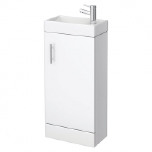 Vieste Cloakroom Bathroom Suite - Toilet and Compact Full He