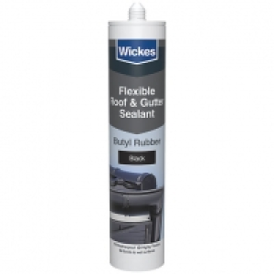 Wickes Flexible Roof & Gutter Sealant Black 300ml £3.00