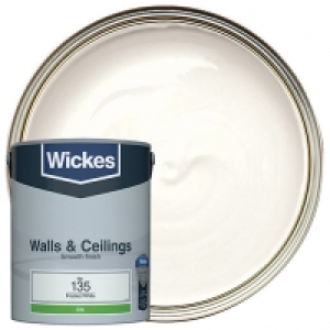 Wickes Frosted White - No. 135 Vinyl Silk Emulsion Paint - 5 £20.00