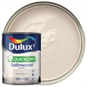 Dulux Quick Dry Satinwood Paint - Natural Hessian 750ml £18.00