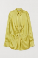 HM   Knot-detail silk blouse