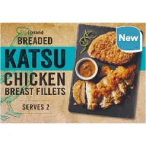 Iceland Breaded Katsu Chicken Breast Fillets 400g £3.00
