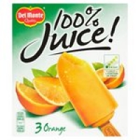 Morrisons  Del Monte 100% Orange Juice Lollies