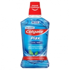 Tesco  Colgate Plax Cool Mint Blue Af 500Ml