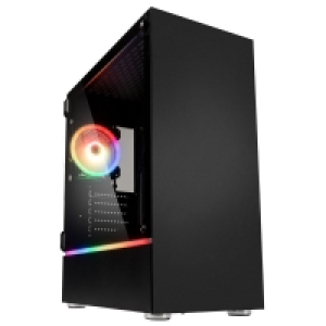 Overclockers Kolink Kolink Bastion RGB Midi Tower Gaming Case - Black Window