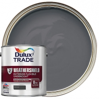 Wickes  Dulux Trade Weathershield Exterior Undercoat Paint - Dark Gr