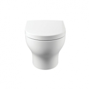 Wickes  Wickes Bellante Wall Hung Toilet Pan with Soft Close Toilet 