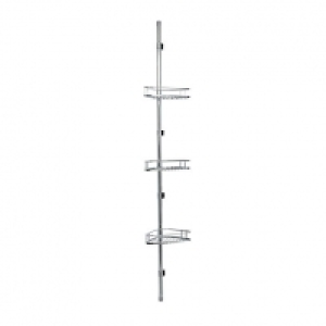 Croydex Rust Free Triple Corner Storage Basket - Chrome 270m £28.00