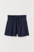 HM   Linen-blend shorts