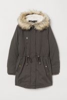HM   Padded parka with a hood