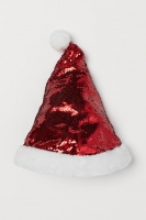 HM   Sequined Santa hat