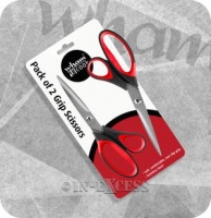 InExcess  Wham Cook Stainless Steel Non-Slip Grip Scissors - Pack of 2