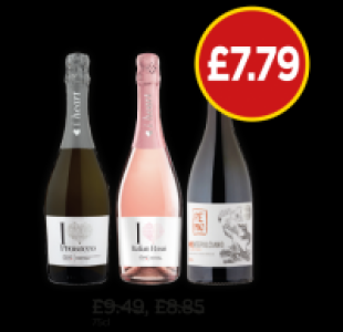 I Heart Prosecco, Italian Sparkling Rose, Pemo Montepulciano