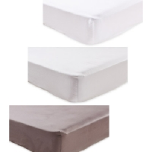 Aldi  Super King Sateen Fitted Sheet