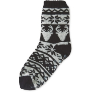 Aldi  Childrens Stag Slipper Sock