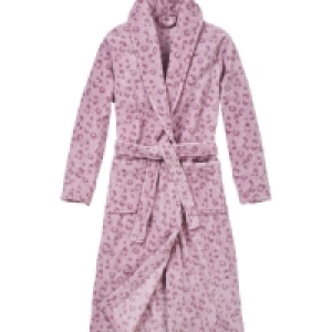 Aldi  Lilac Plush Bathrobe