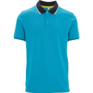 Aldi  Avenue Mens Aqua Polo Shirt