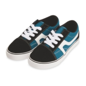 Aldi  Kids Teal/Black Trainers